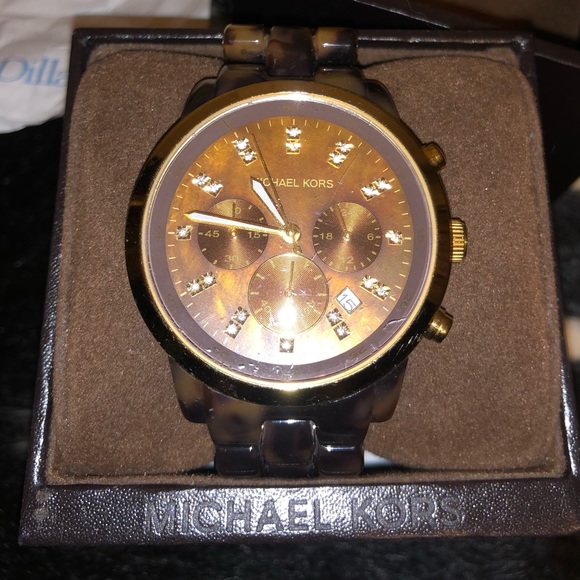 Micheal Kors Womens Tortoise Watch